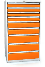 Schubladenschränke 1240 x 710 x 600 - 9x Schubladen